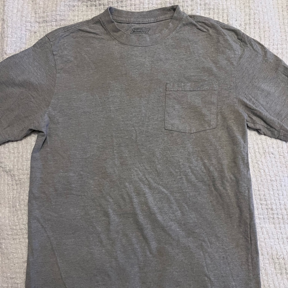 Mens Gray Dickies T-Shirt Medium